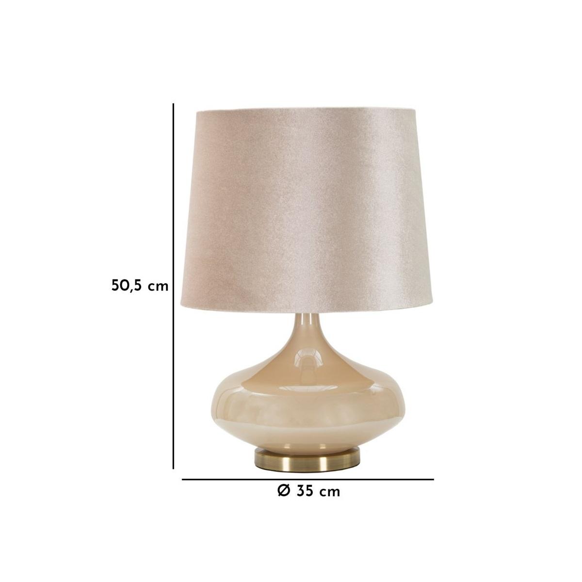 Lampada da Tavolo Perly Round cm.Ã?35x51 | Mauro Ferretti