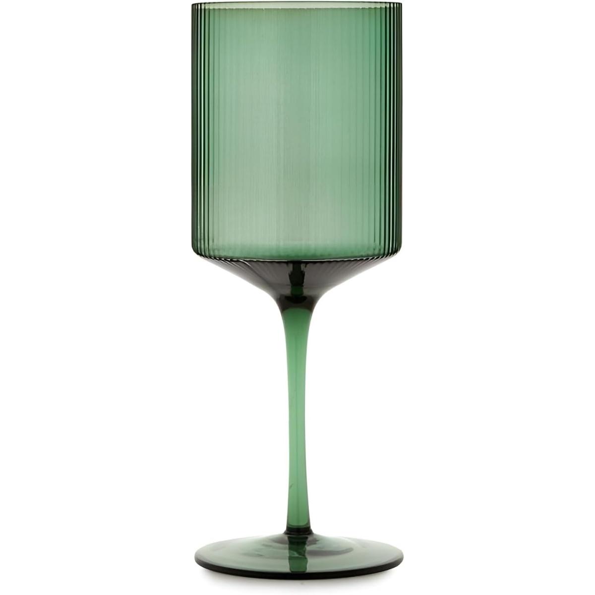 Bicchiere Vetro p6 Calice Garda Verde ml.400 | Fade