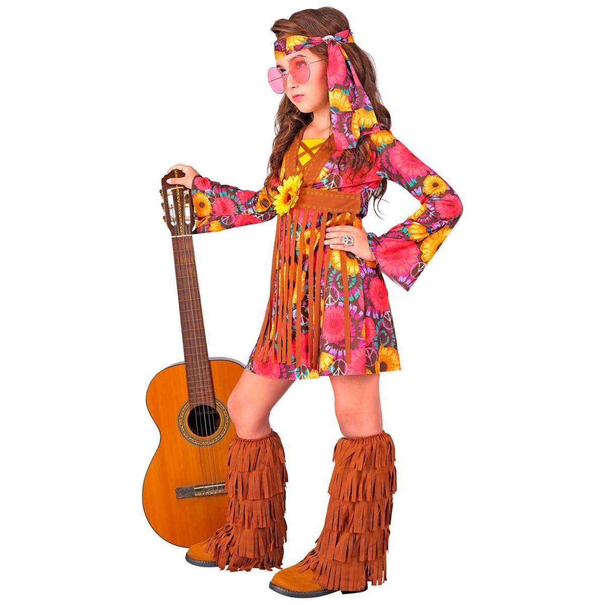 Costume Anni '70/'80 Hippie Girl |Widmann