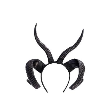 Cerchietto Demone con Corna Nere |Carnival Toys