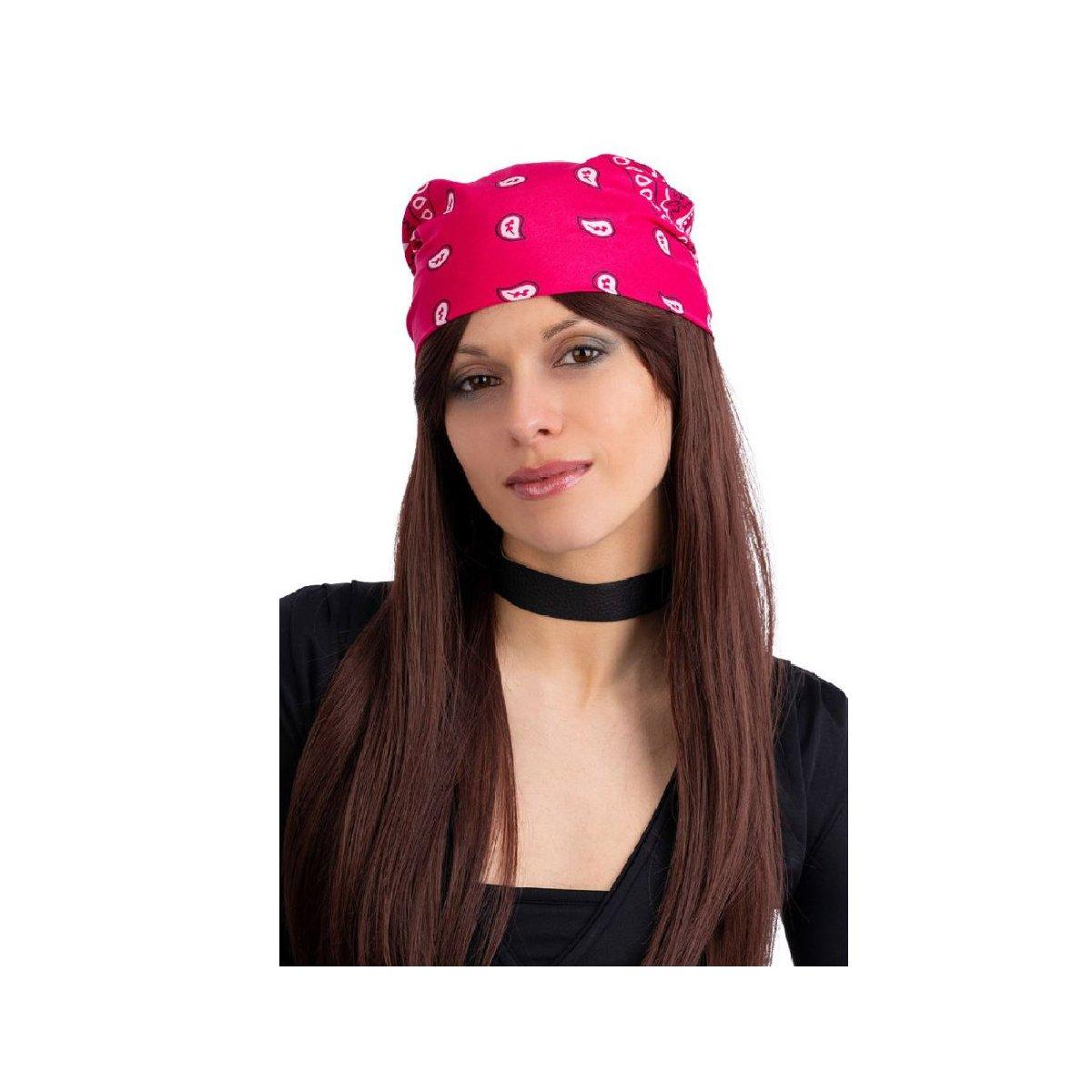 Bandana Cowboy Rosa Fluo cm.55x55 |Carnival Toys