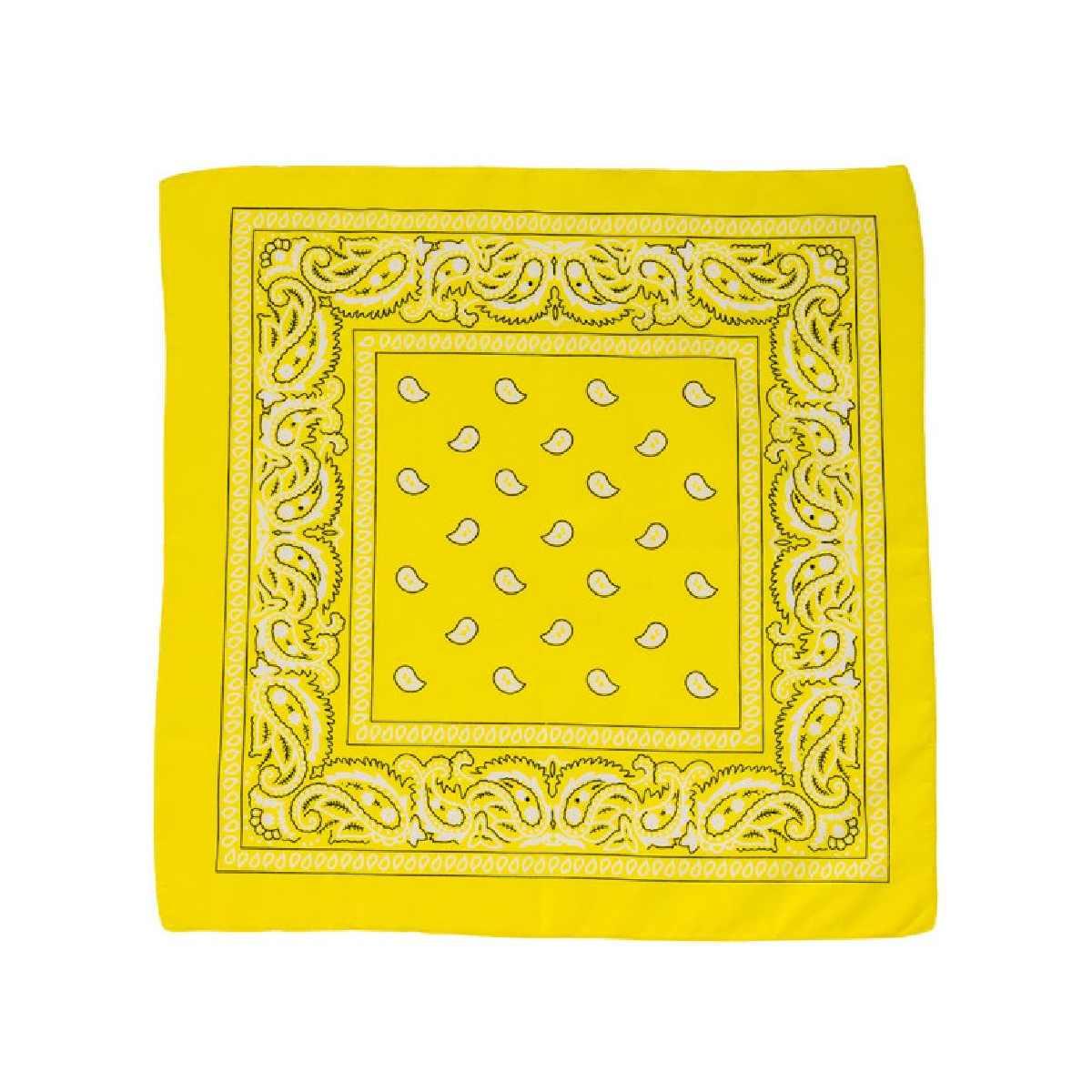 Bandana Cowboy Giallo Fluo cm.55x55 |Carnival Toys