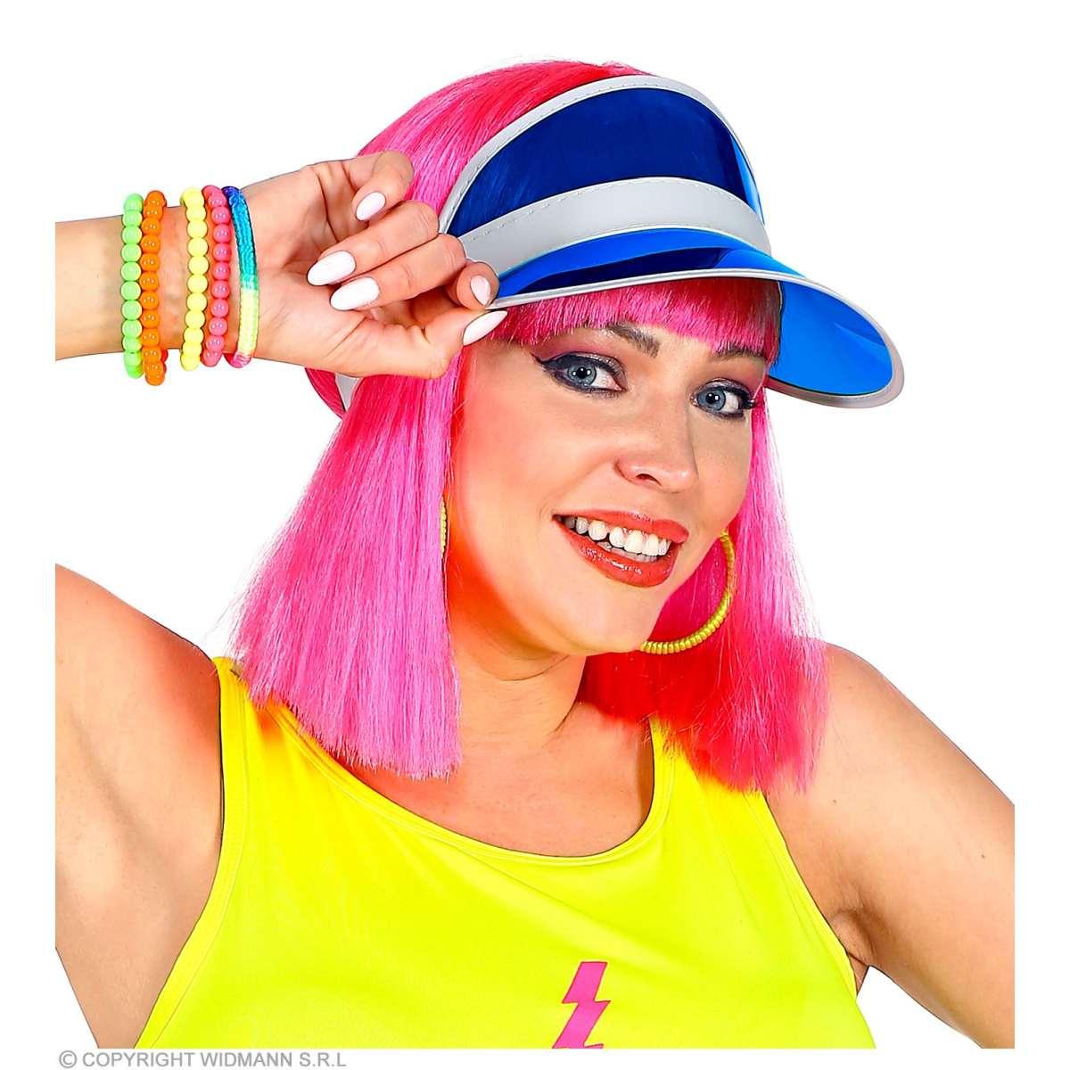 Visiera Blu Anni '80 |Widmann