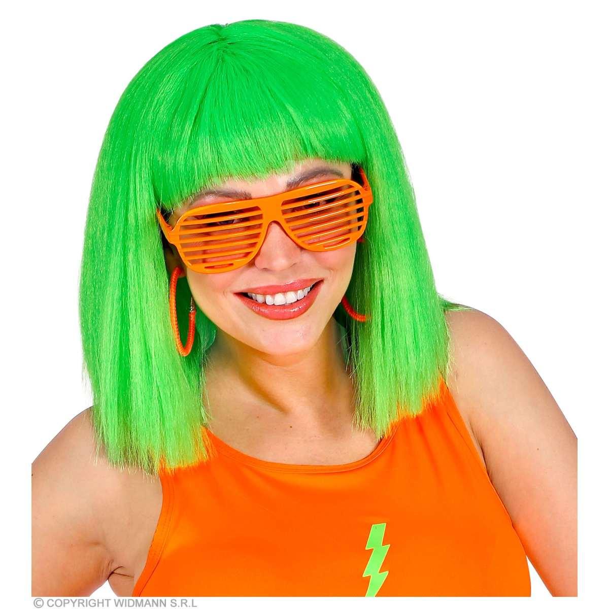 Occhiali Rigati Arancione Fluo |Widmann