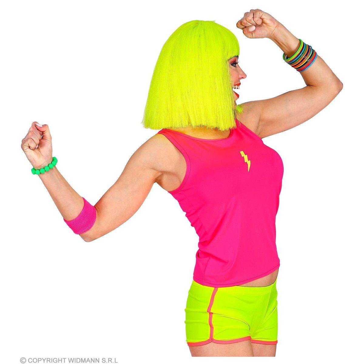 Canotta Rosa Fluorescente Anni '80 |Widmann