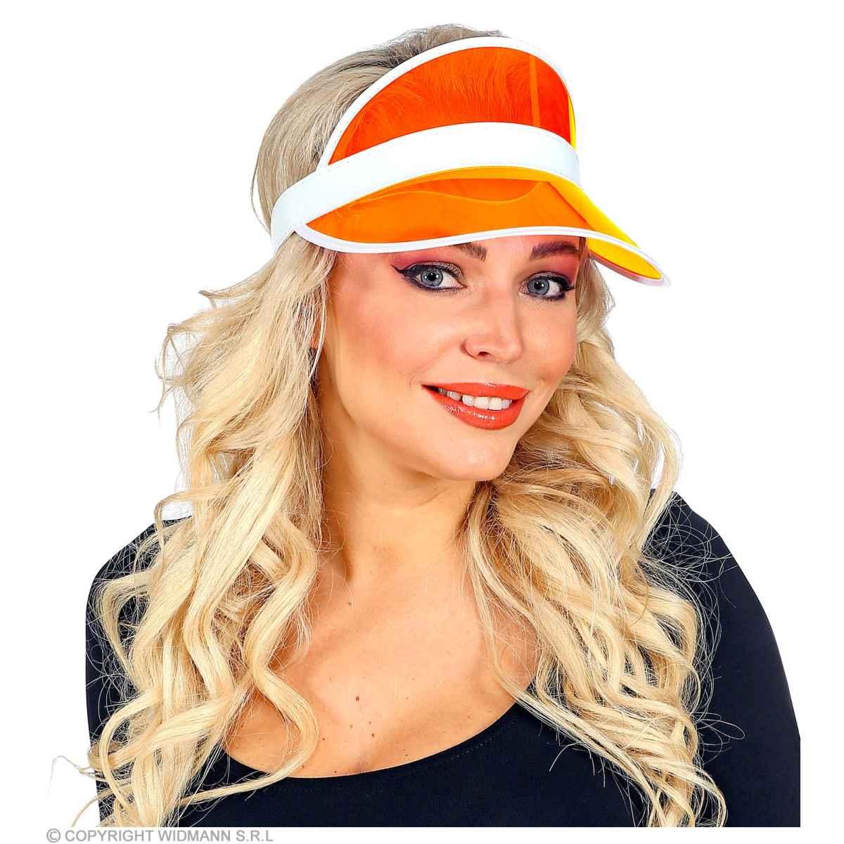 Visiera Arancione Anni '80 |Widmann