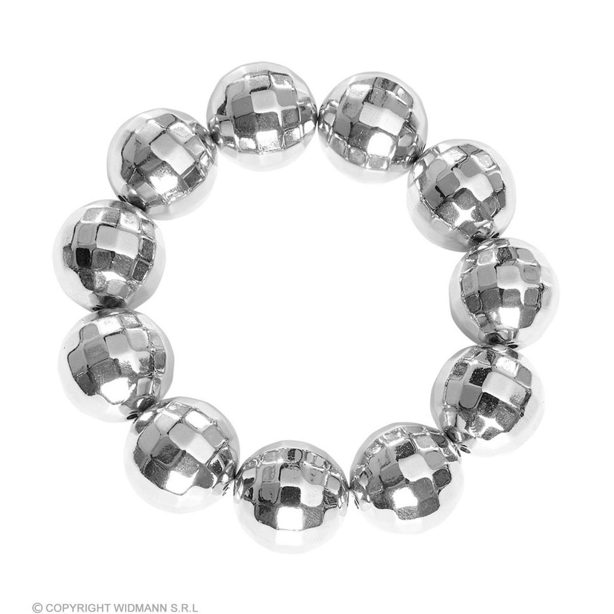 Bracciale Disco Sfere Stroboscopica Argento |Widmann