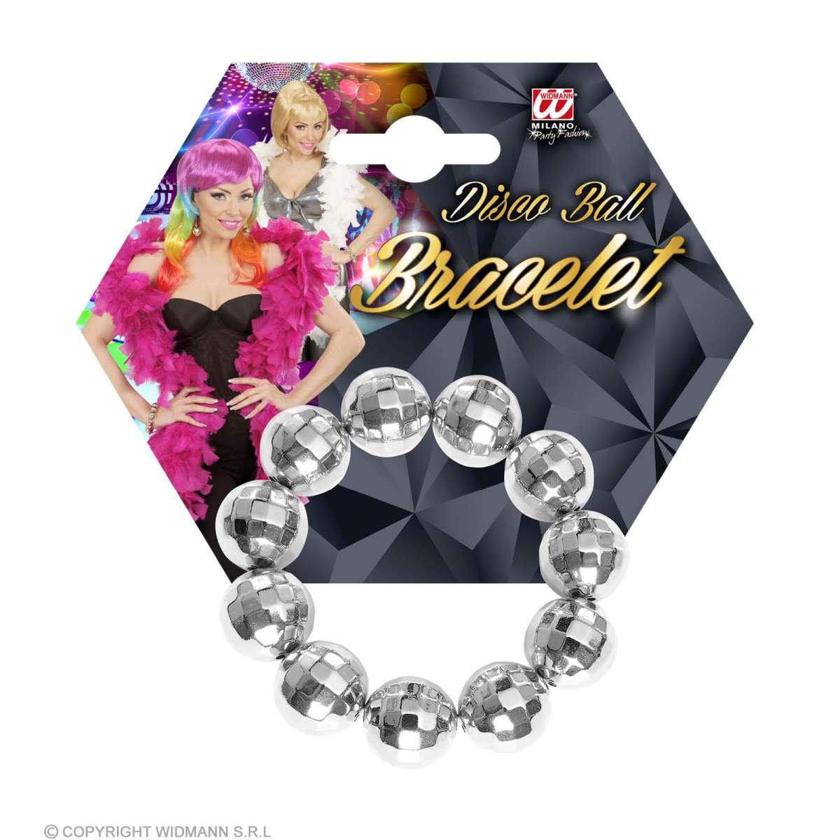 Bracciale Disco Sfere Stroboscopica Argento |Widmann