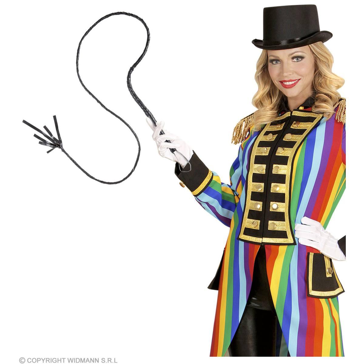 Frusta Ecopelle Nera cm.180 |Widmann