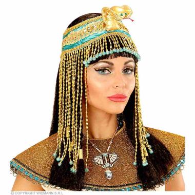 Diadema Copricapo Egiziana con Perline e Serpente |Widmann