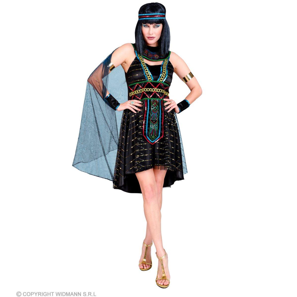 Costume Egiziana Regina Nera Oro |Widmann