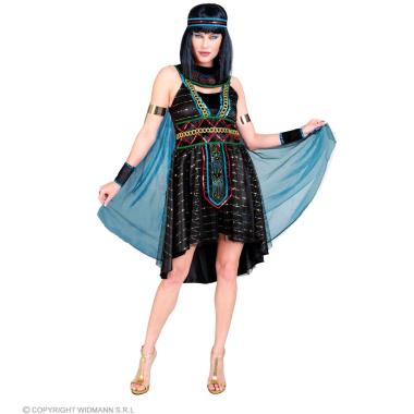 Costume Egiziana Regina Nera Oro |Widmann