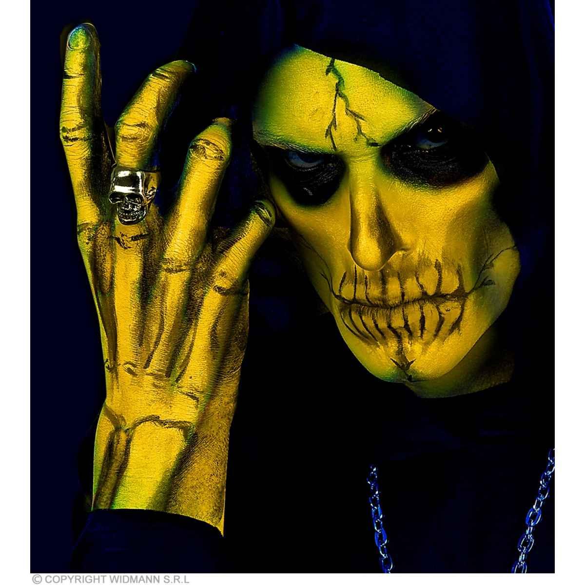 Trucco Crema Tubo Acqua Giallo Fluo ml.30 |Widmann