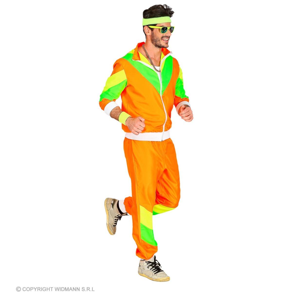 Costume Tuta Anni '80 Arancione |Widmann