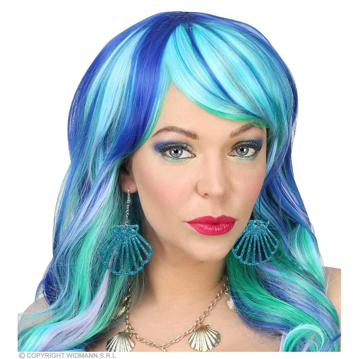 Orecchini Sirena Conchiglie Azzurre |Widmann