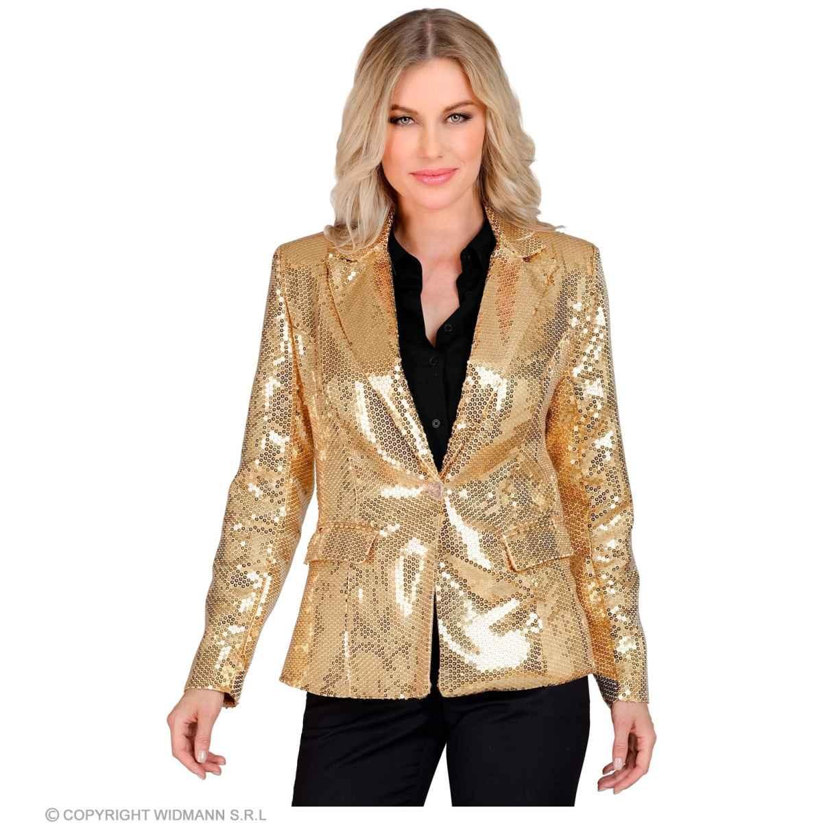 M2 Store Giacca Donna Paillettes Oro Widmann