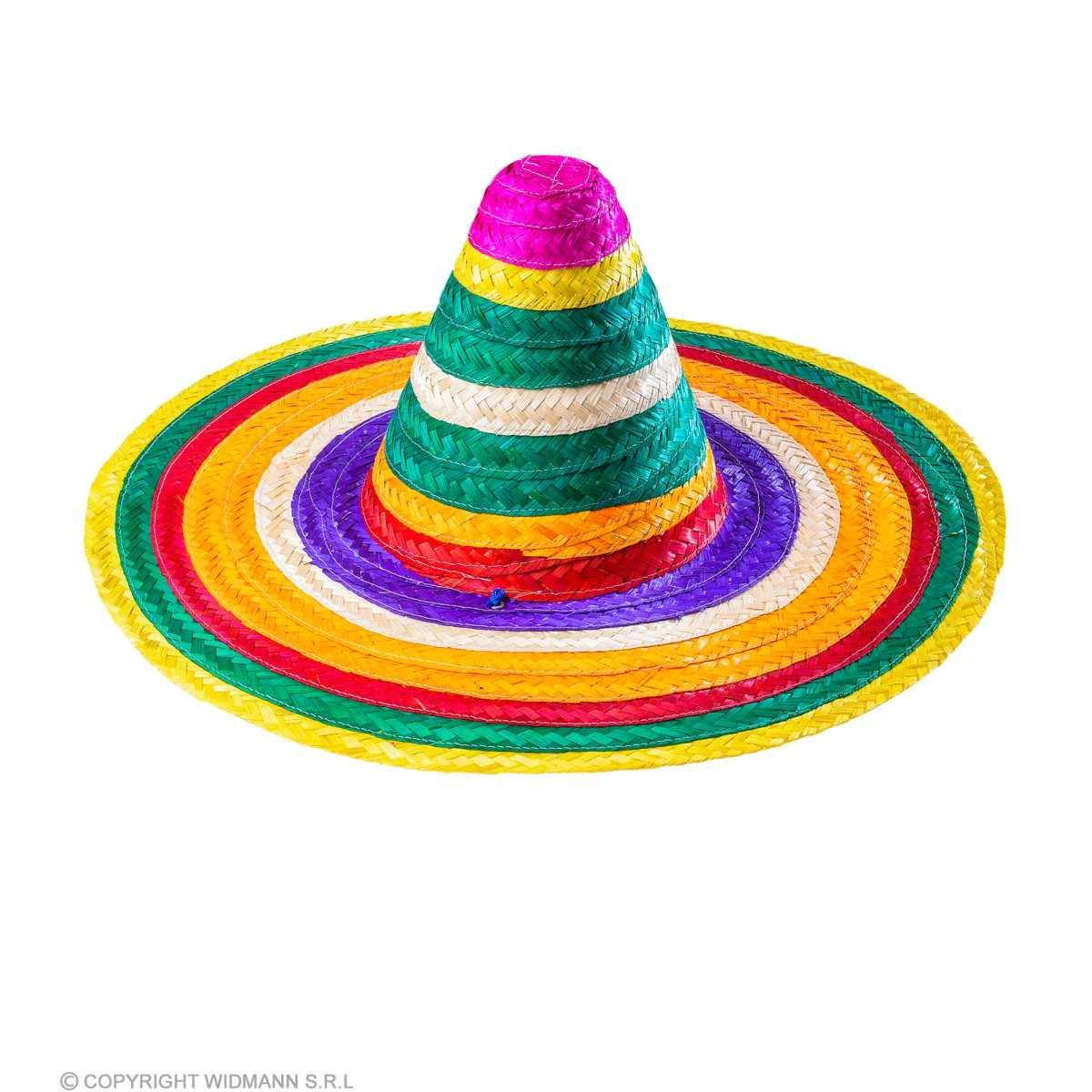 Cappello Sombrero cm.Ã?50 Paglia Color |Widmann