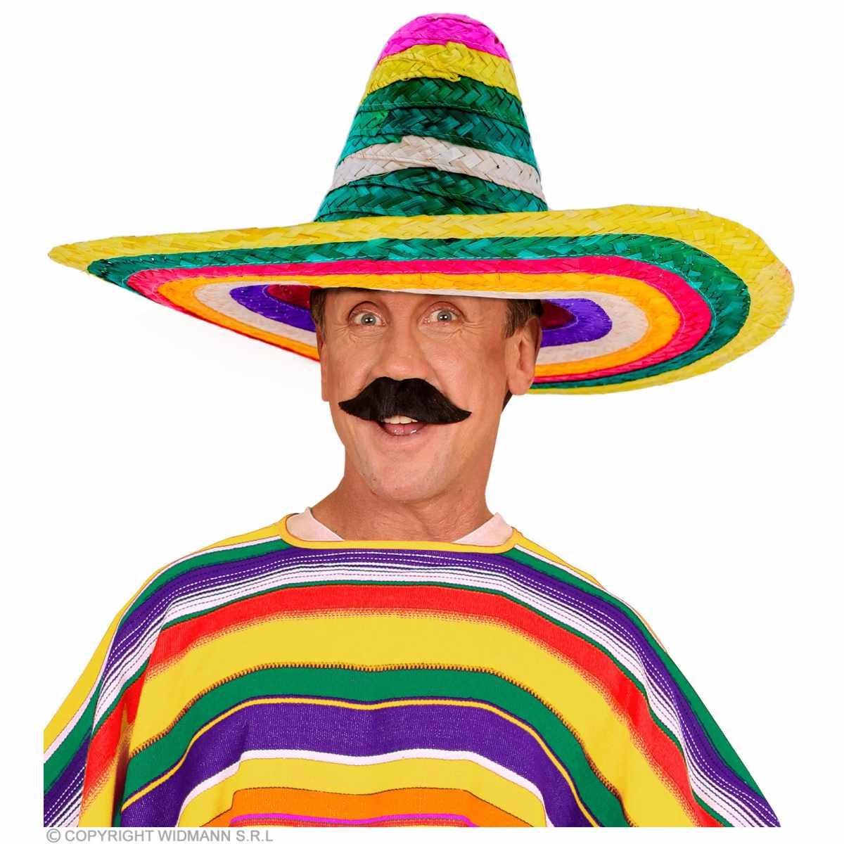 Cappello Sombrero cm.Ã?50 Paglia Color |Widmann