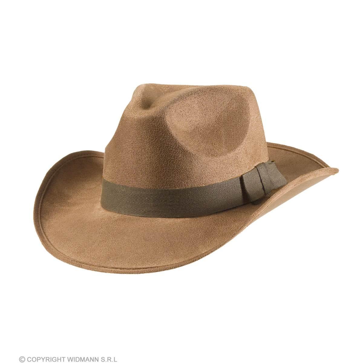 Cappello Cowboy Lusso Scamosciato Marrone Chiaro |Widmann