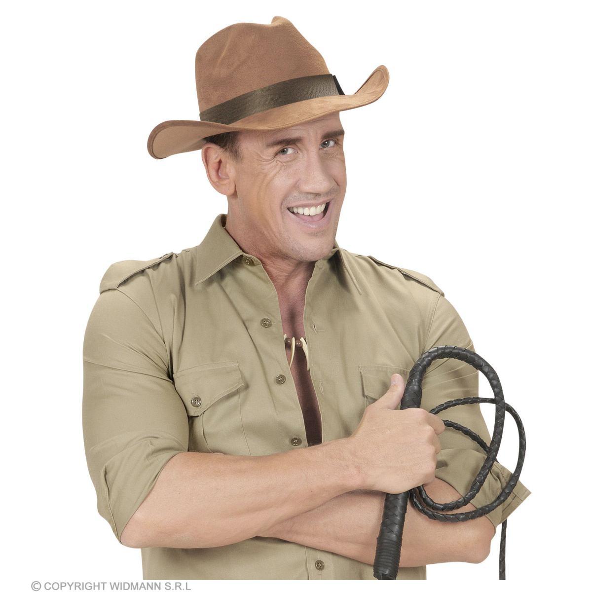 Cappello Cowboy Lusso Scamosciato Marrone Chiaro |Widmann