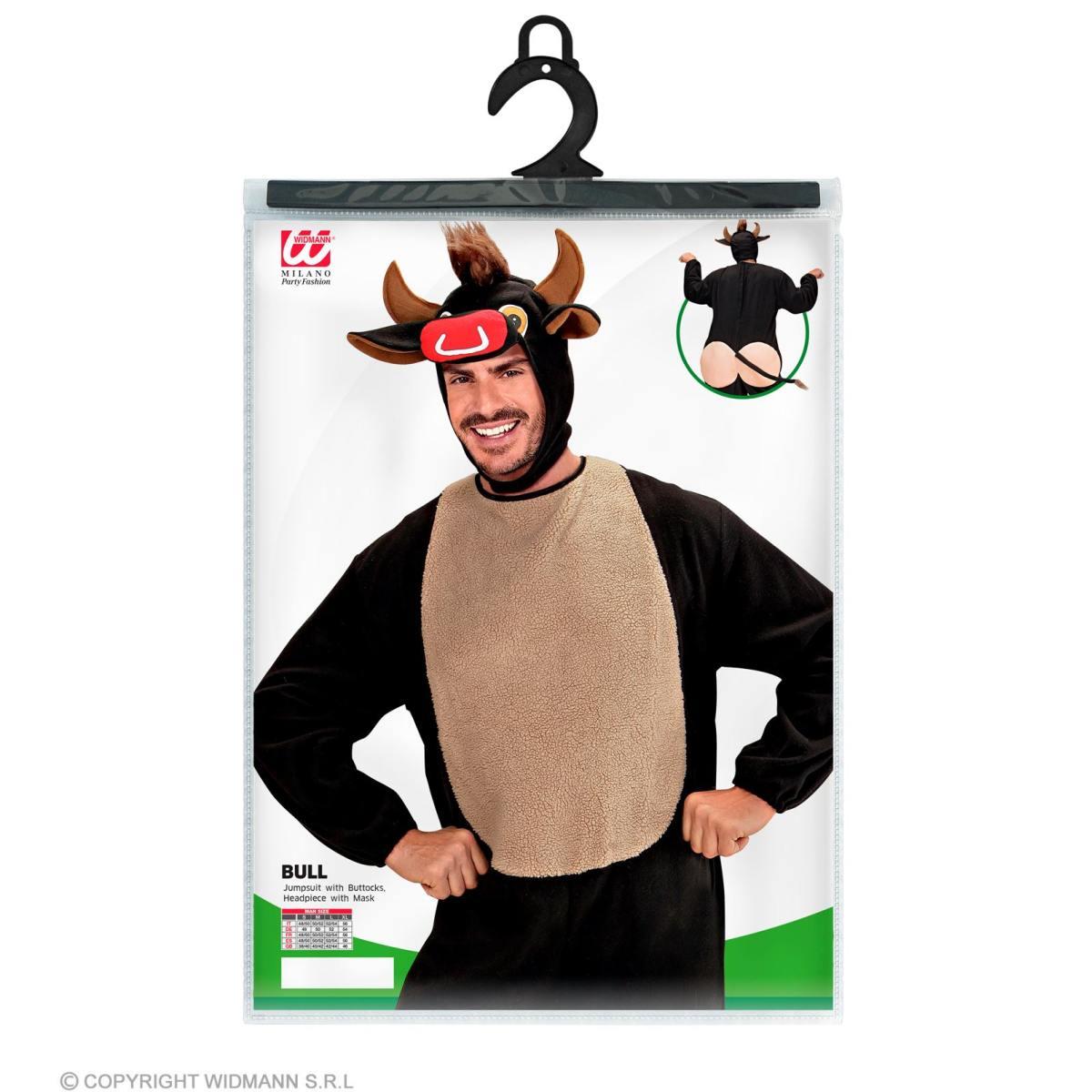 Costume Toro Nero con Sedere |Widmann