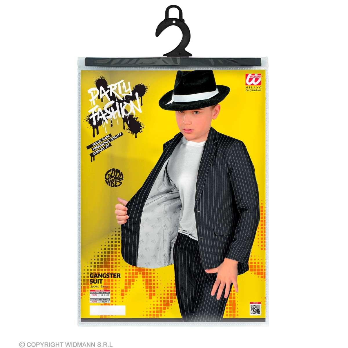 Costume Gangster Nero |Widmann