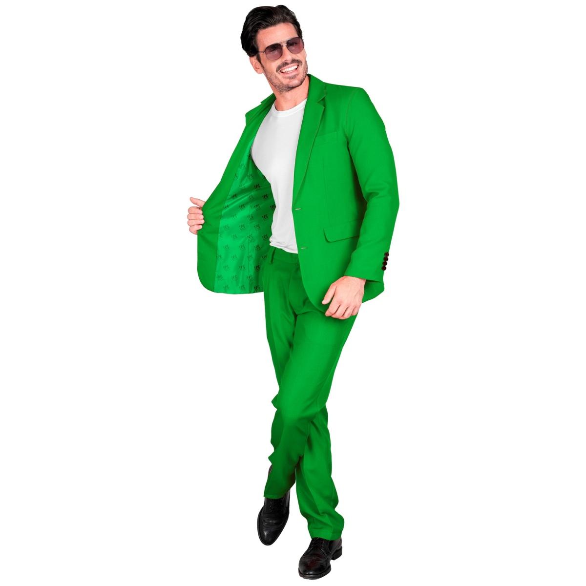 Costume Completo Party Disco Verde |Widmann