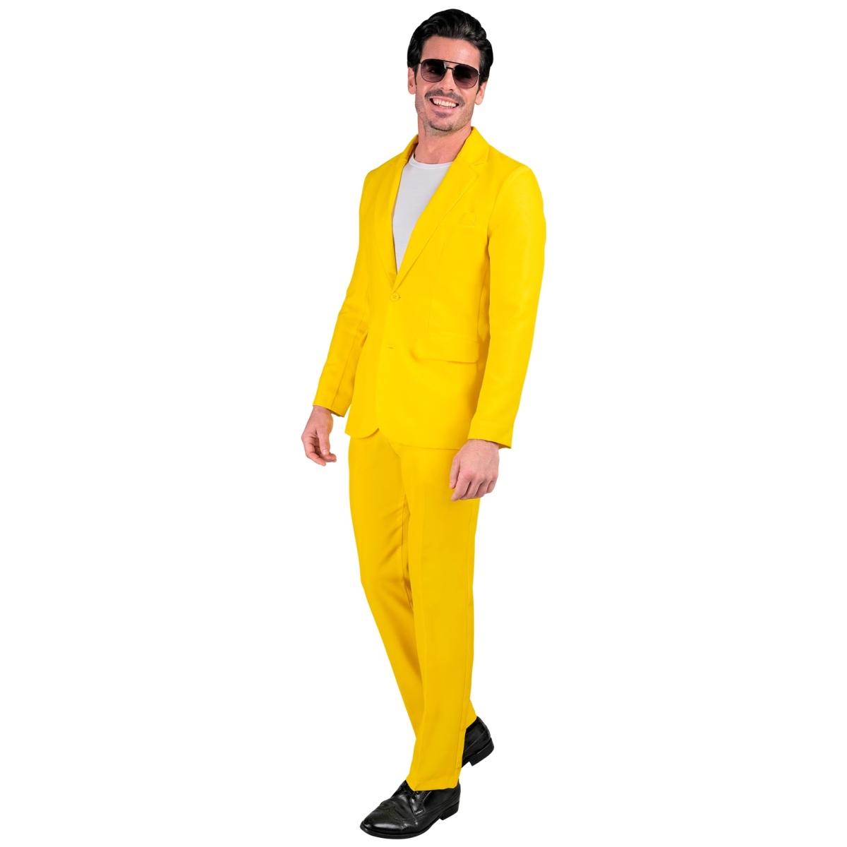 Costume Completo Party Disco Giallo |Widmann