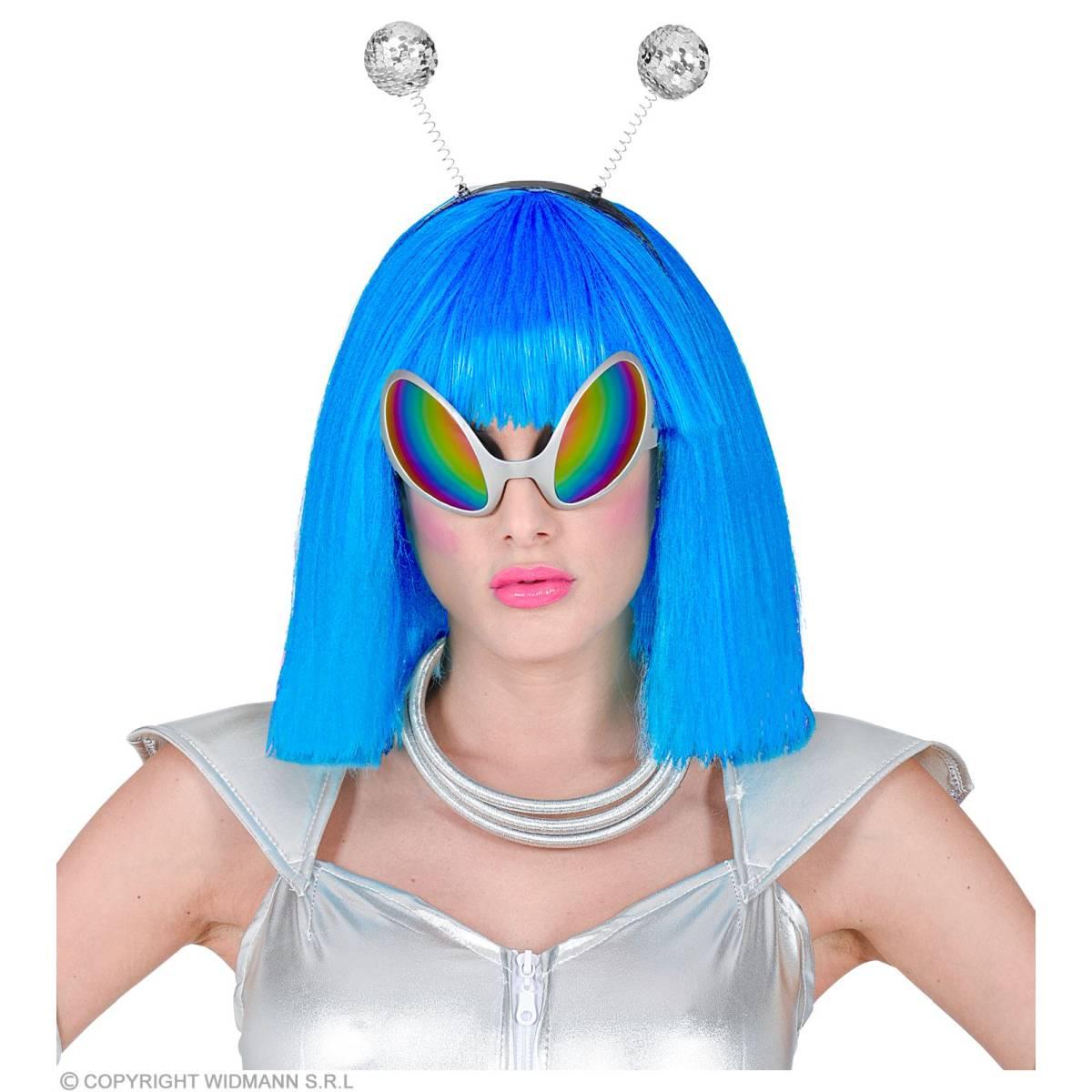 Alieno con Cerchietto Collana e Occhiali |Widmann