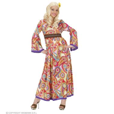 Costume Hippie Anni '70/'80 Abito Lungo |Widmann