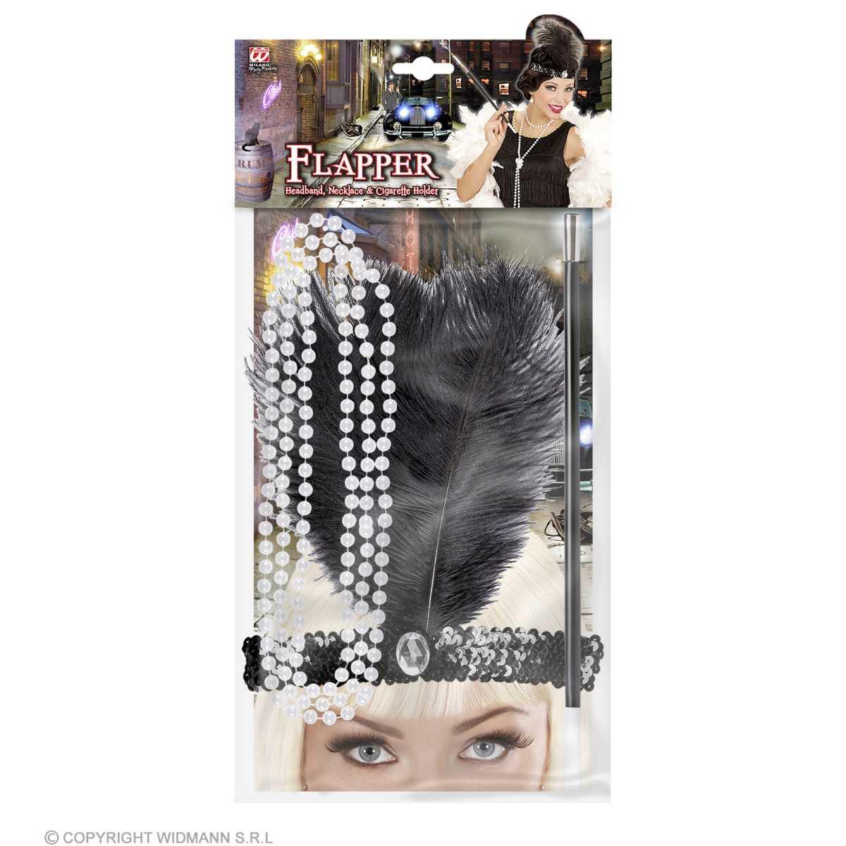 Charleston con Fascia Bocchino e Collana Set pz.3 |Widmann