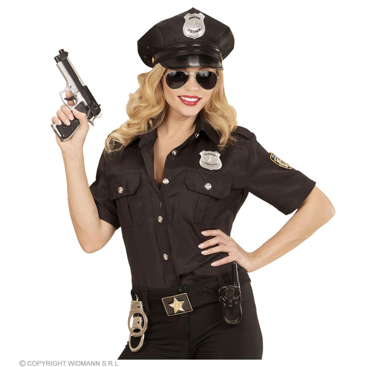 Poliziotto con Cappello Occhiali e Distintivo |Widmann