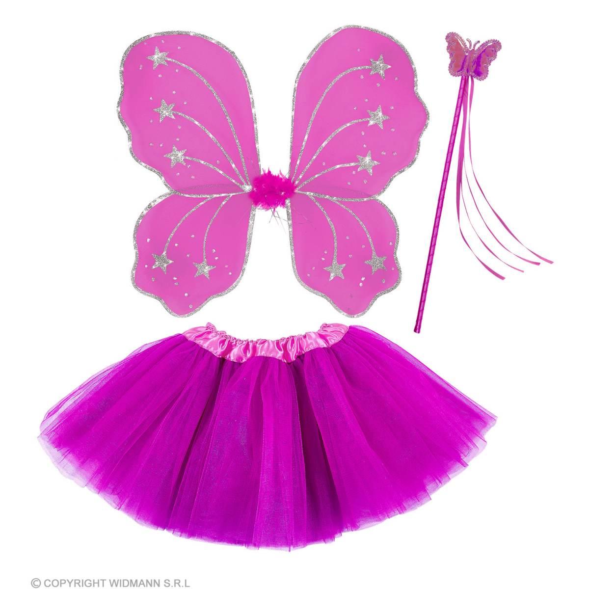 Farfalla Rosa Set pz.3 |Widmann