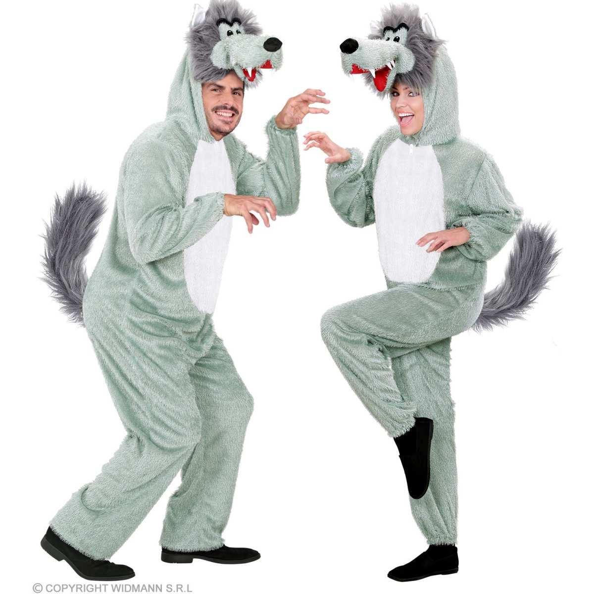 M2 Store Costume Lupo Divertente Adulto a Tuta Widmann