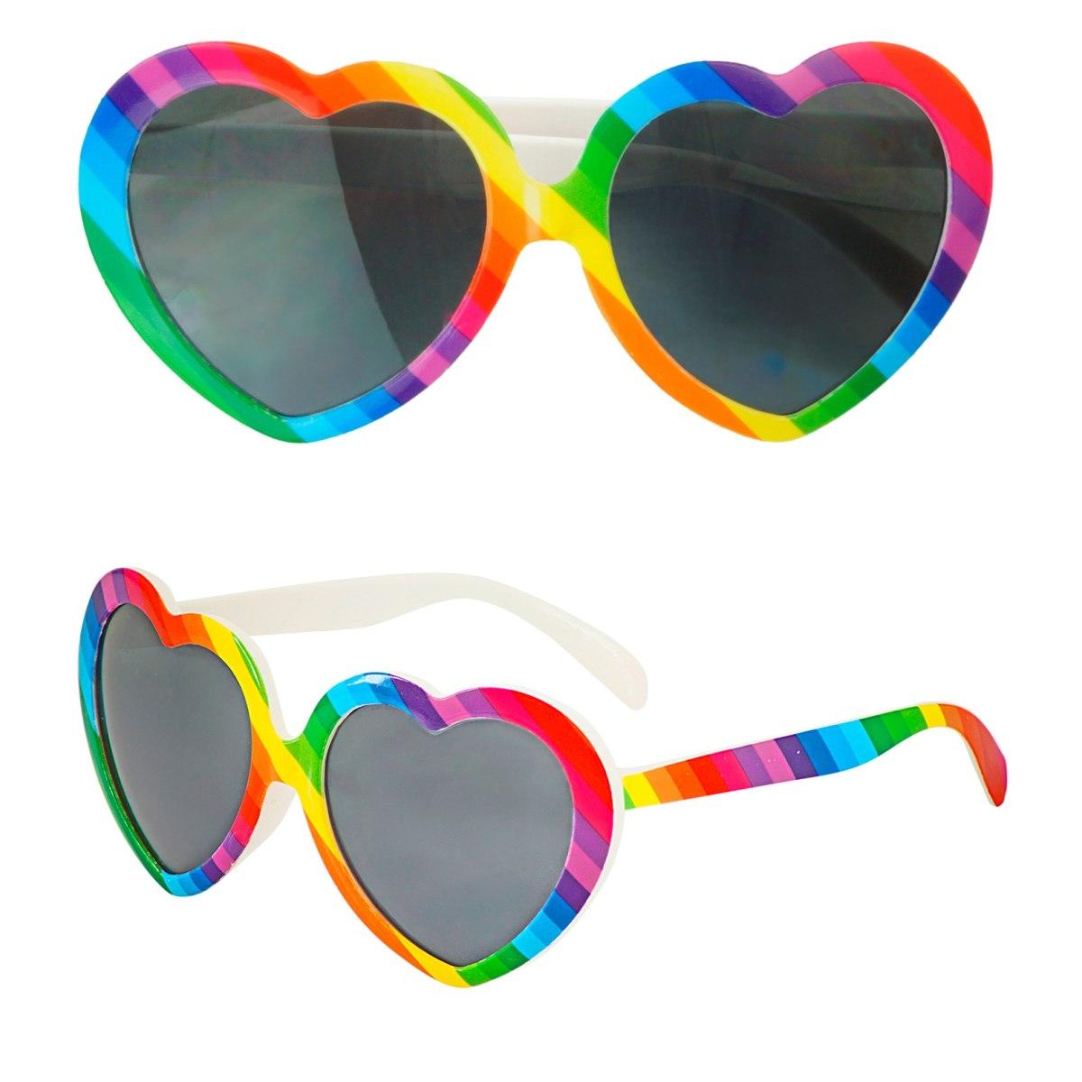 Occhiali Cuore Arcobaleno |Widmann