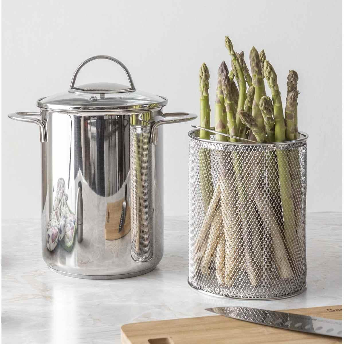 Pentola Barazzoni Cuoci Asparagi Inox cm.ÃƒÂ˜16 | Barazzoni