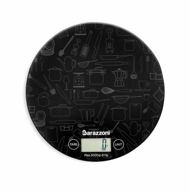 Bilancia Digitale Barazzoni Nera Kg.5 | Barazzoni
