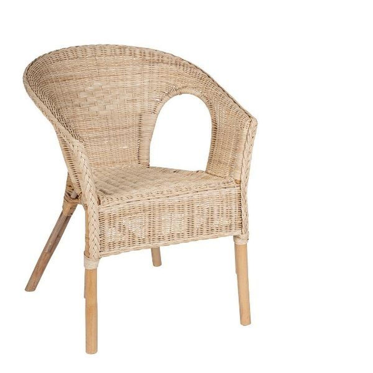 Poltrona Rattan Alliss senza Cuscino cm.74 | Bizzotto