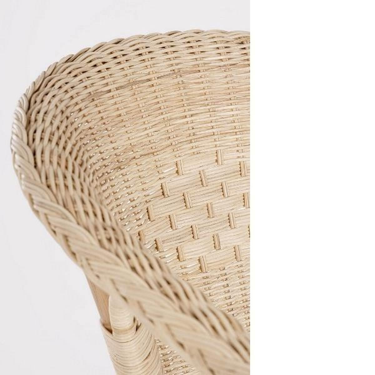 Poltrona Rattan Alliss senza Cuscino cm.74 | Bizzotto