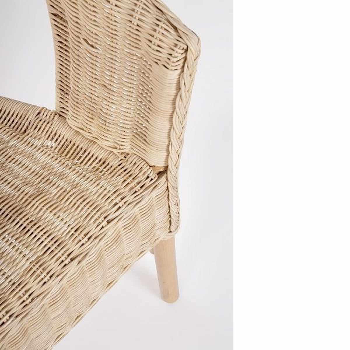 Poltrona Rattan Alliss senza Cuscino cm.74 | Bizzotto