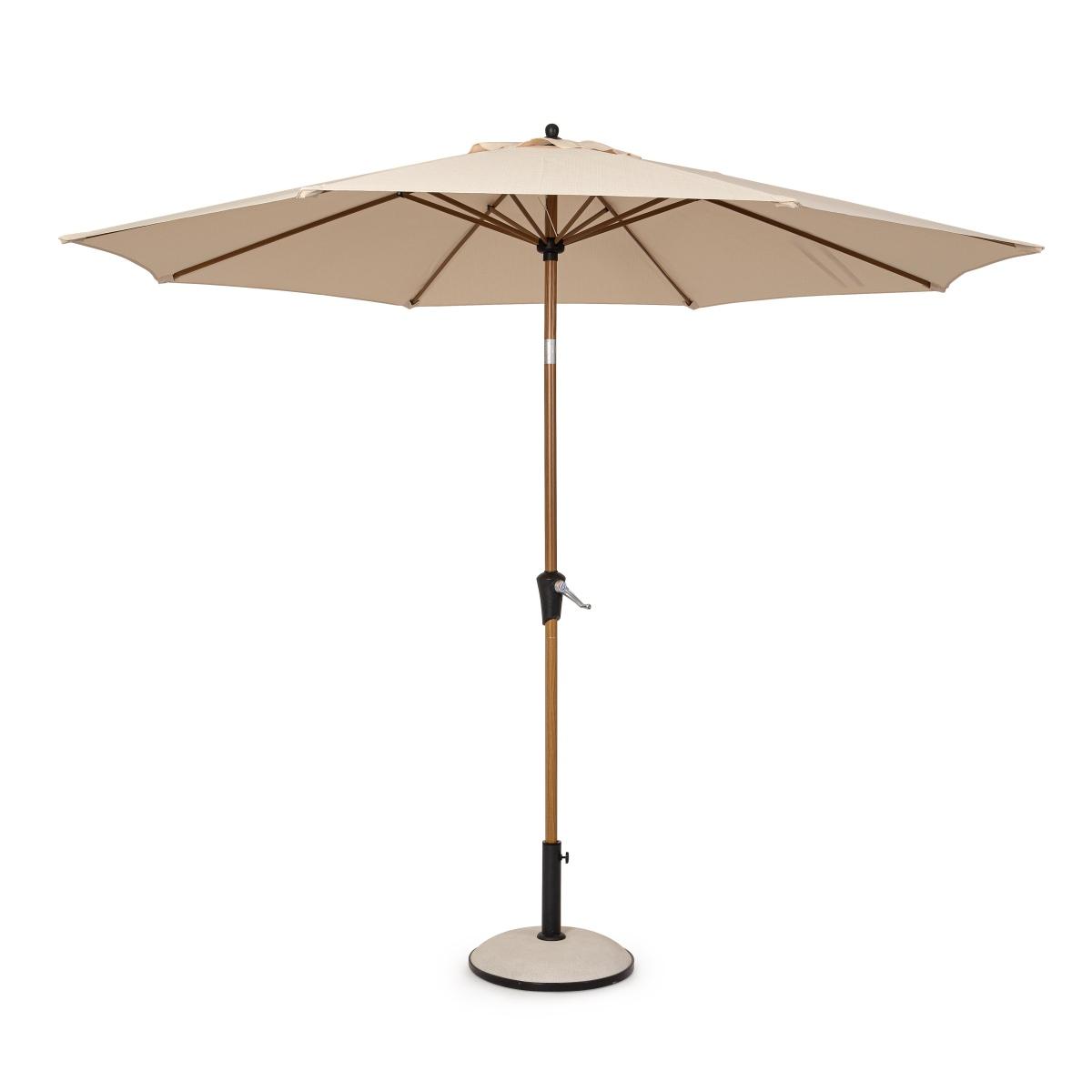 Ombrellone Alluminio Palinuro 3x2,46 Sabbia Palo Centrale | Bizzotto