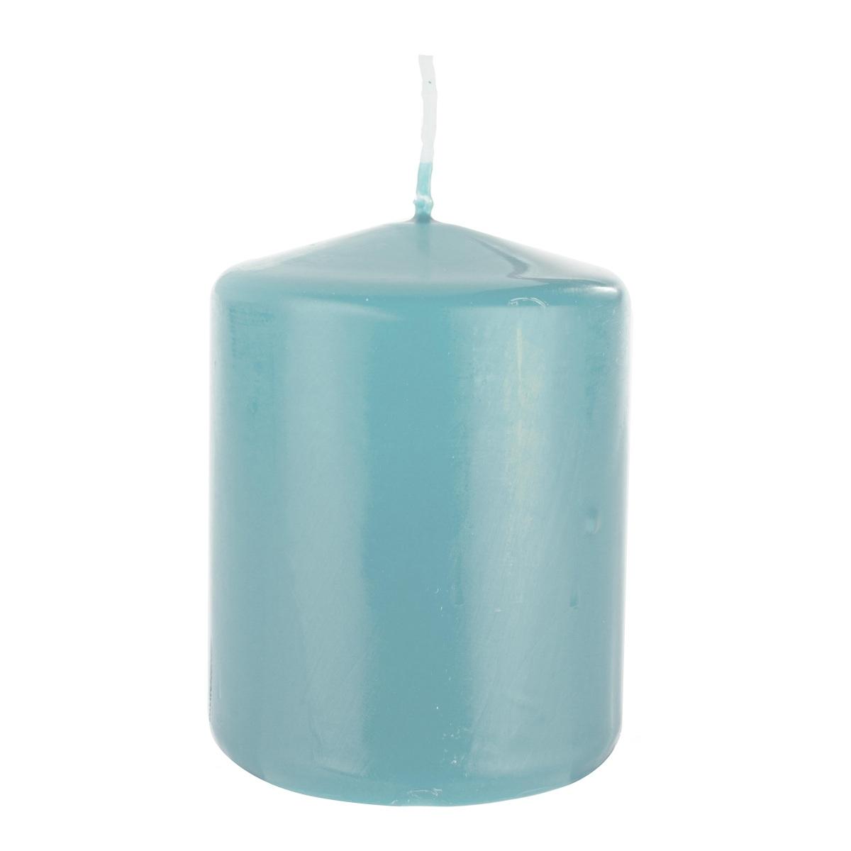 Candela cm.6x8 Cilindrica Turchese | Bizzotto