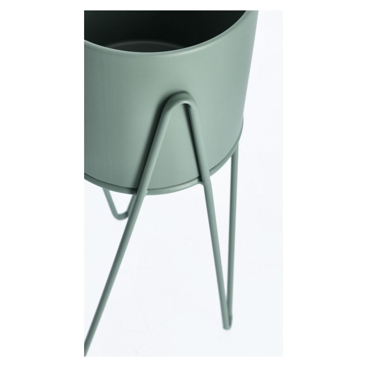 Portavaso Madelyn Tondo Verde Salvia cm.ÃƒÂ˜23x57 | Bizzotto