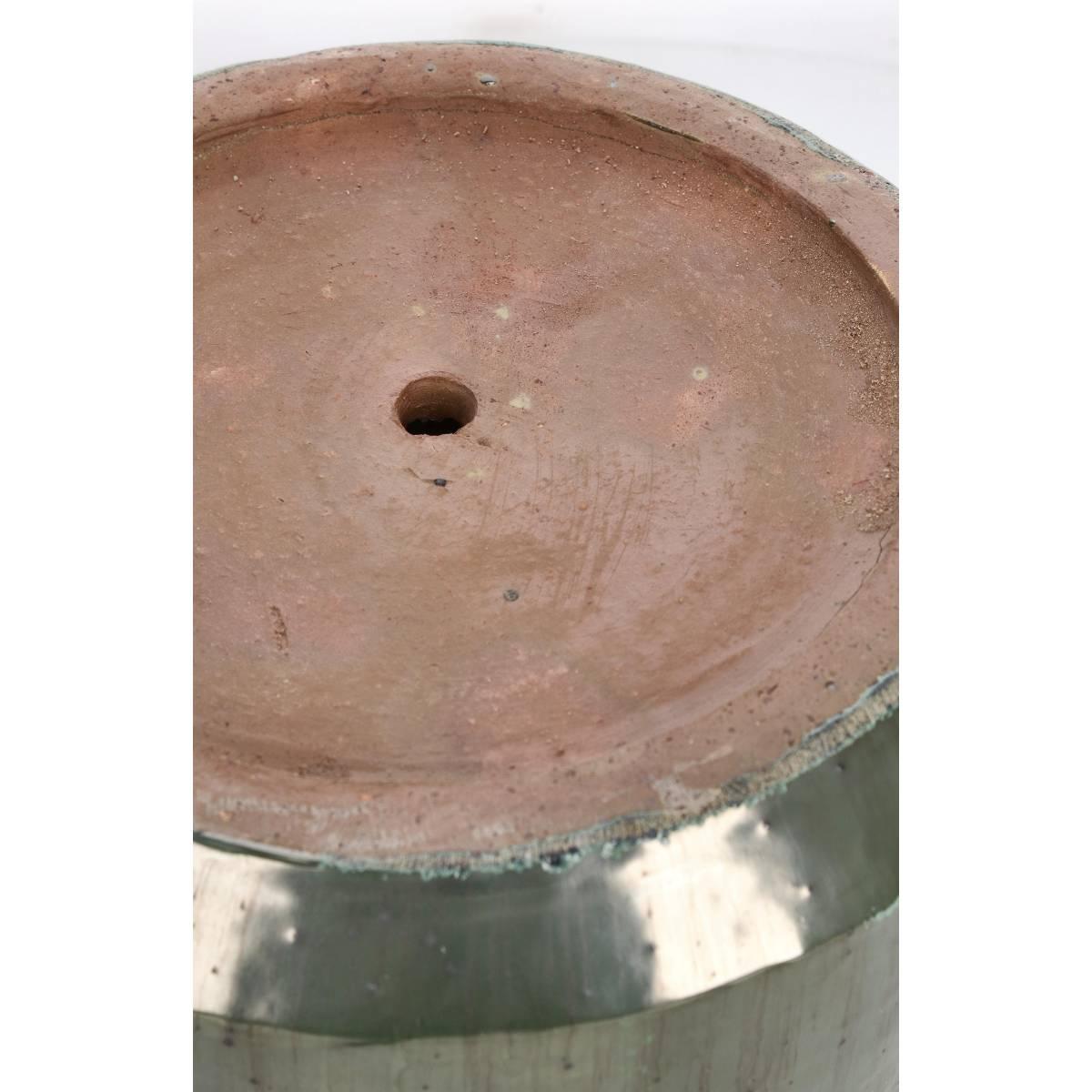 Portavaso Terracotta Thran Verde Ocra cm.ÃƒÂ˜35x32 | Bizzotto