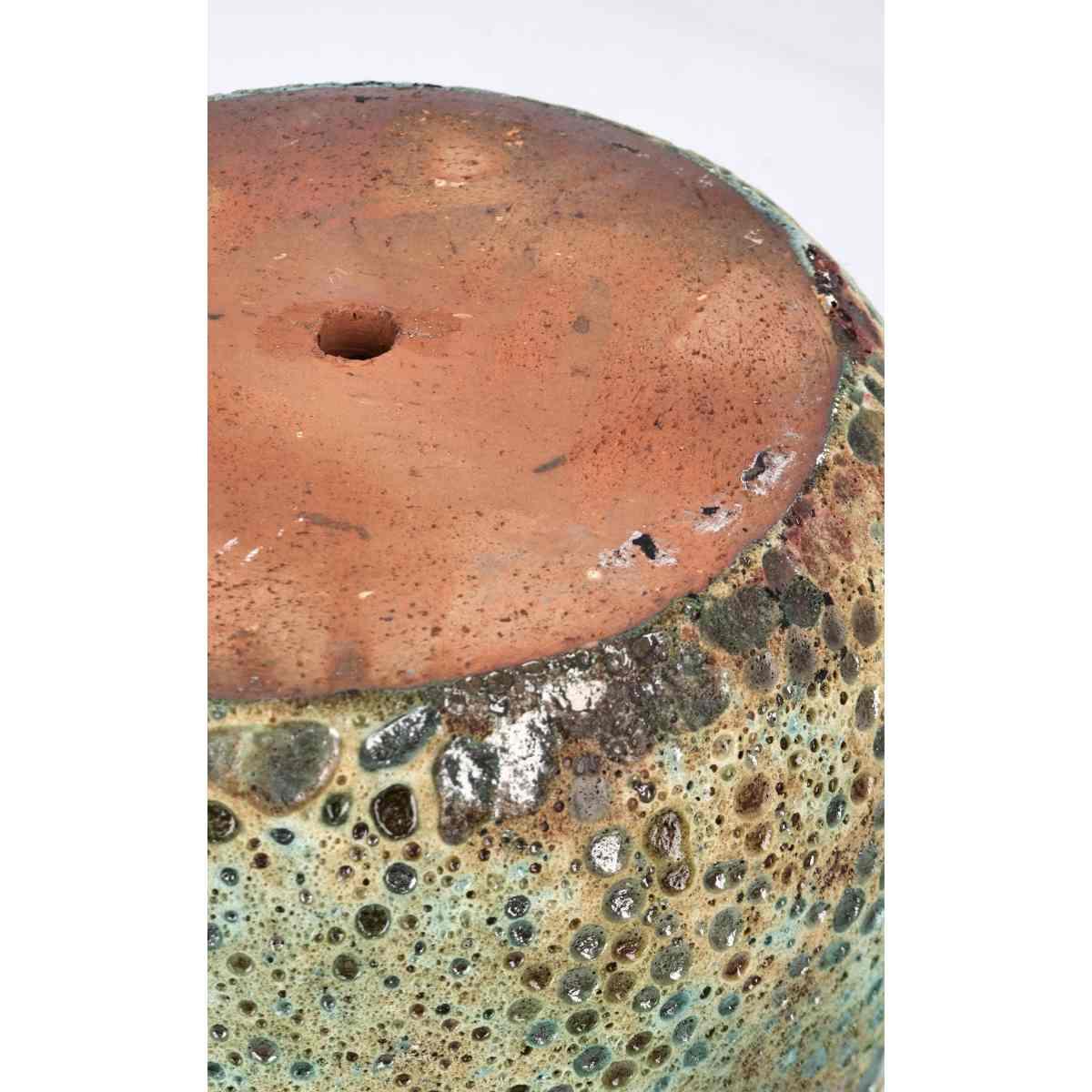 Portavaso Terracotta Duyen Ciotola Verde Giada cm.ÃƒÂ˜27x24 | Bizzotto