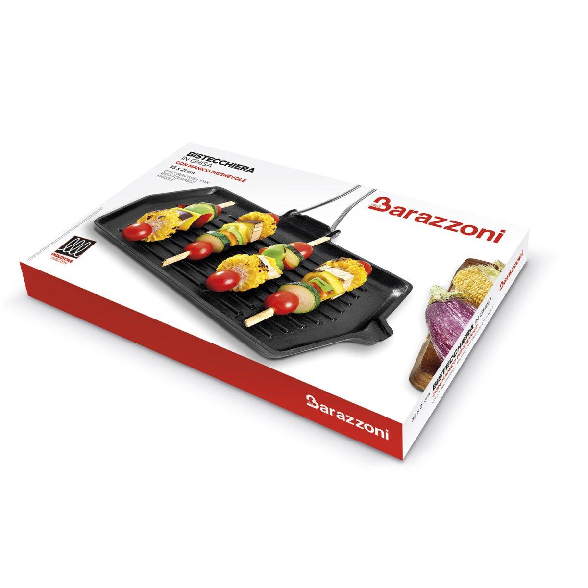 Bistecchiera Ghisa Barazzoni cm.35x21 | Barazzoni