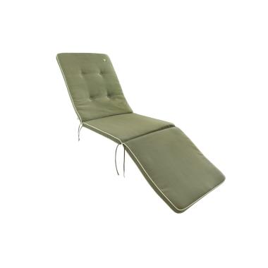 Cuscino Lettino 63X200 Verde con Bordo | Re Garden