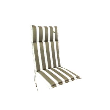 Cuscino Poltrona Alta 46x114 Capri Verde con Volant | Re Garden