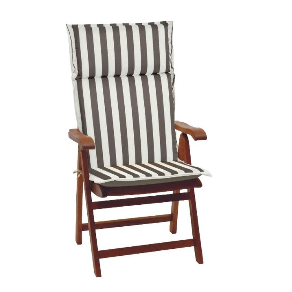 Cuscino Poltrona Alta 46x114 Dune Tortora | Re Garden