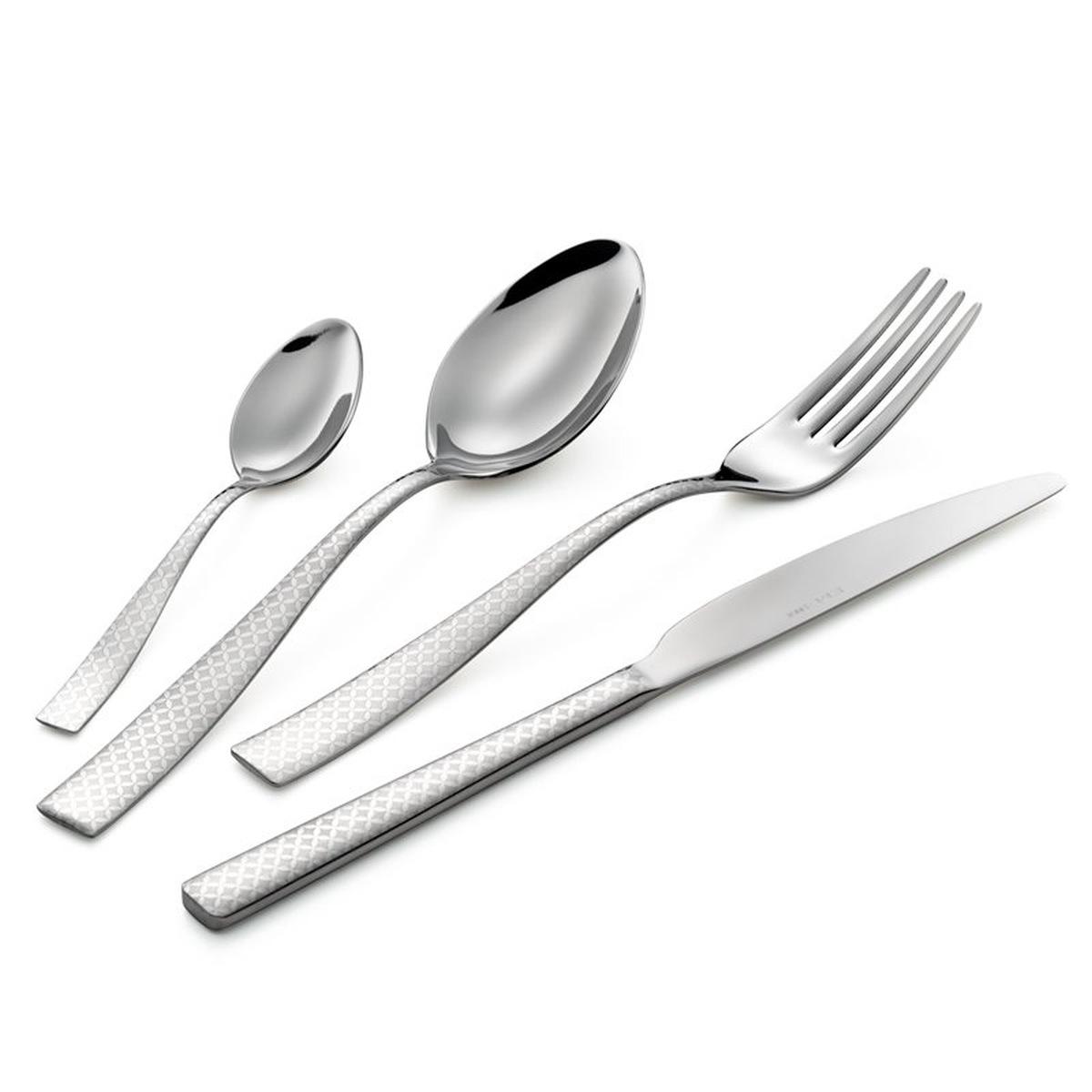 Posate Tavola Inox Set pz.24 Eme Infinity Monogram | Eme